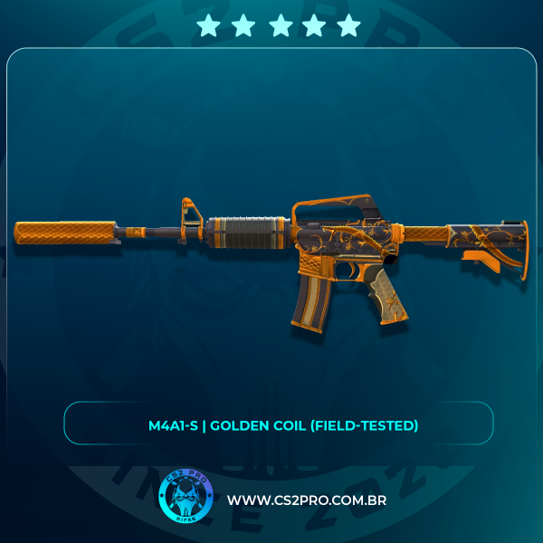 #0706 M4A1-S | Golden Coil
